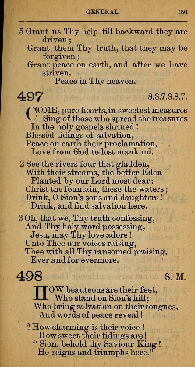 The Hymnal: revised and enlarged as adopted by the General Convention of the Protestant Episcopal Church in the United States of America in the year of our Lord 1892 page 402