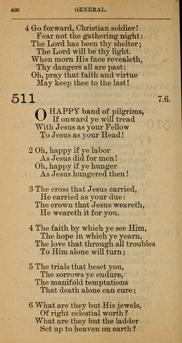 The Hymnal: revised and enlarged as adopted by the General Convention of the Protestant Episcopal Church in the United States of America in the year of our Lord 1892 page 411