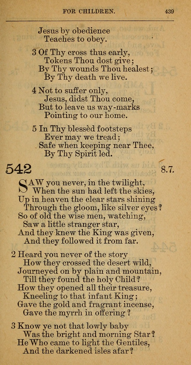 The Hymnal: revised and enlarged as adopted by the General Convention of the Protestant Episcopal Church in the United States of America in the year of our Lord 1892 page 450