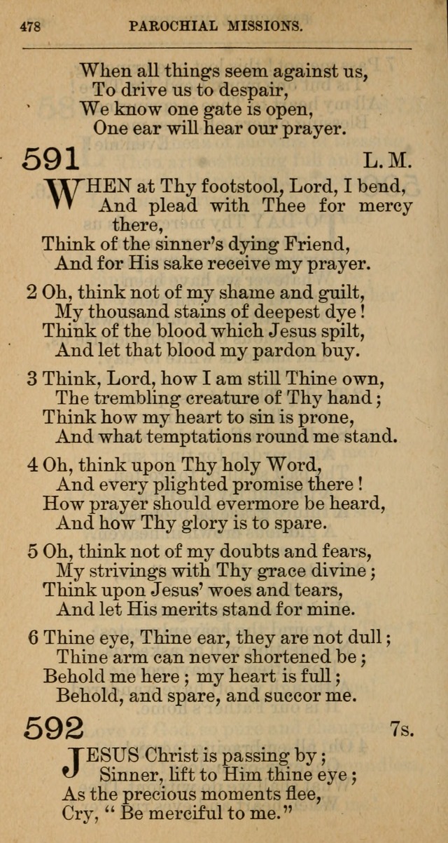 The Hymnal: revised and enlarged as adopted by the General Convention of the Protestant Episcopal Church in the United States of America in the year of our Lord 1892 page 489