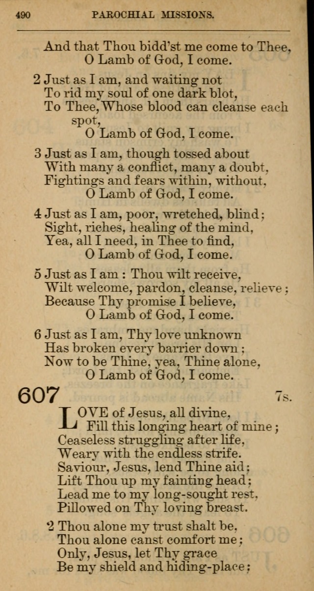 The Hymnal: revised and enlarged as adopted by the General Convention of the Protestant Episcopal Church in the United States of America in the year of our Lord 1892 page 501