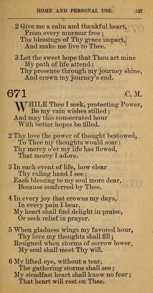The Hymnal: revised and enlarged as adopted by the General Convention of the Protestant Episcopal Church in the United States of America in the year of our Lord 1892 page 550