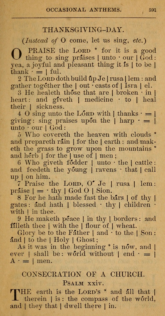 The Hymnal: revised and enlarged as adopted by the General Convention of the Protestant Episcopal Church in the United States of America in the year of our Lord 1892 page 594