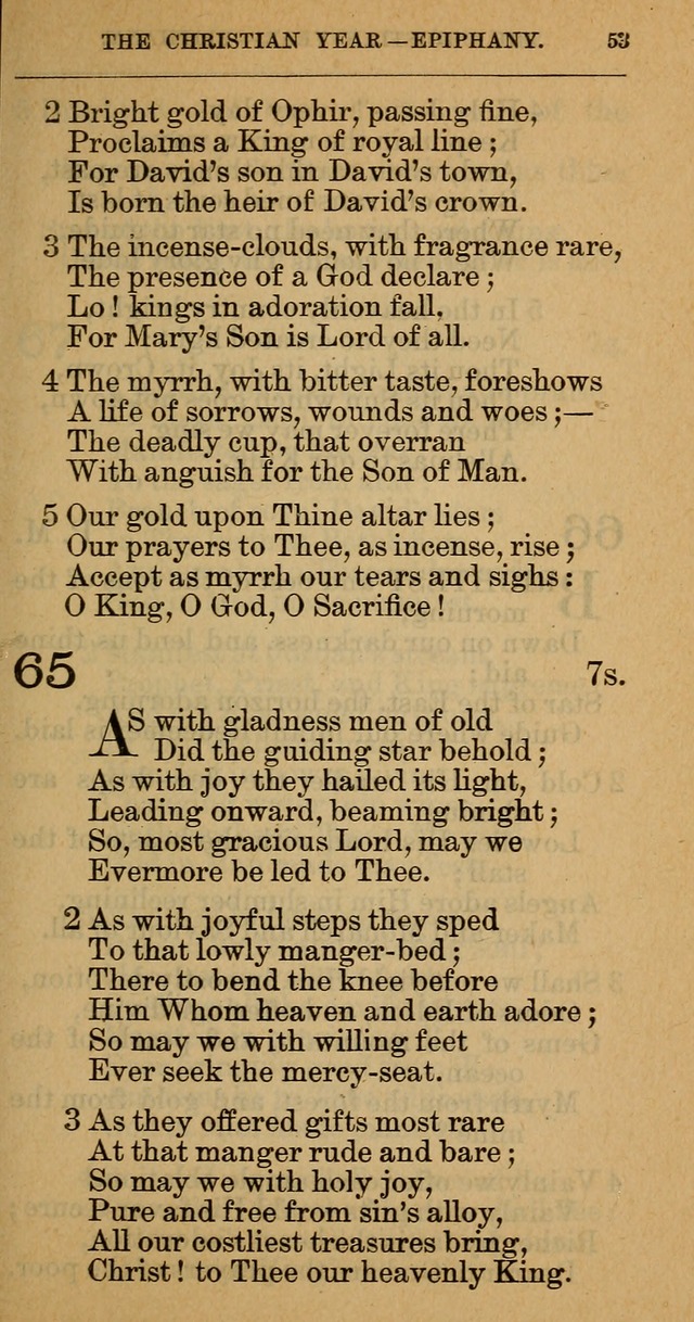 The Hymnal: revised and enlarged as adopted by the General Convention of the Protestant Episcopal Church in the United States of America in the year of our Lord 1892 page 64