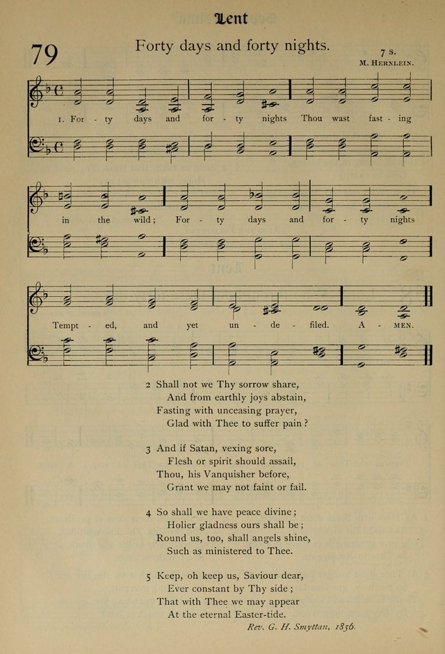 The Hymnal, Revised and Enlarged, as adopted by the General Convention of the Protestant Episcopal Church in the United States of America in the year of our Lord 1892 page 107
