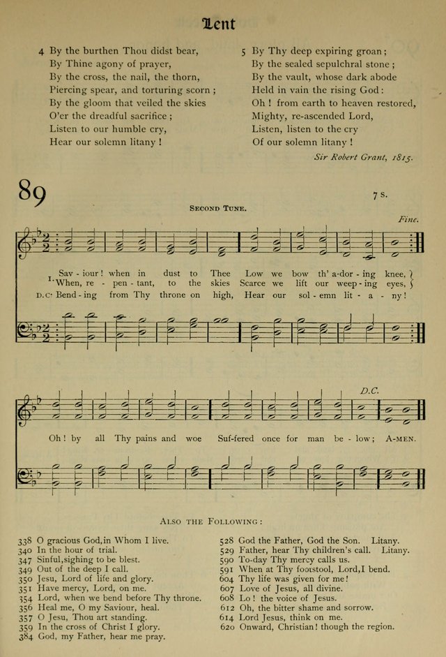 The Hymnal, Revised and Enlarged, as adopted by the General Convention of the Protestant Episcopal Church in the United States of America in the year of our Lord 1892 page 118
