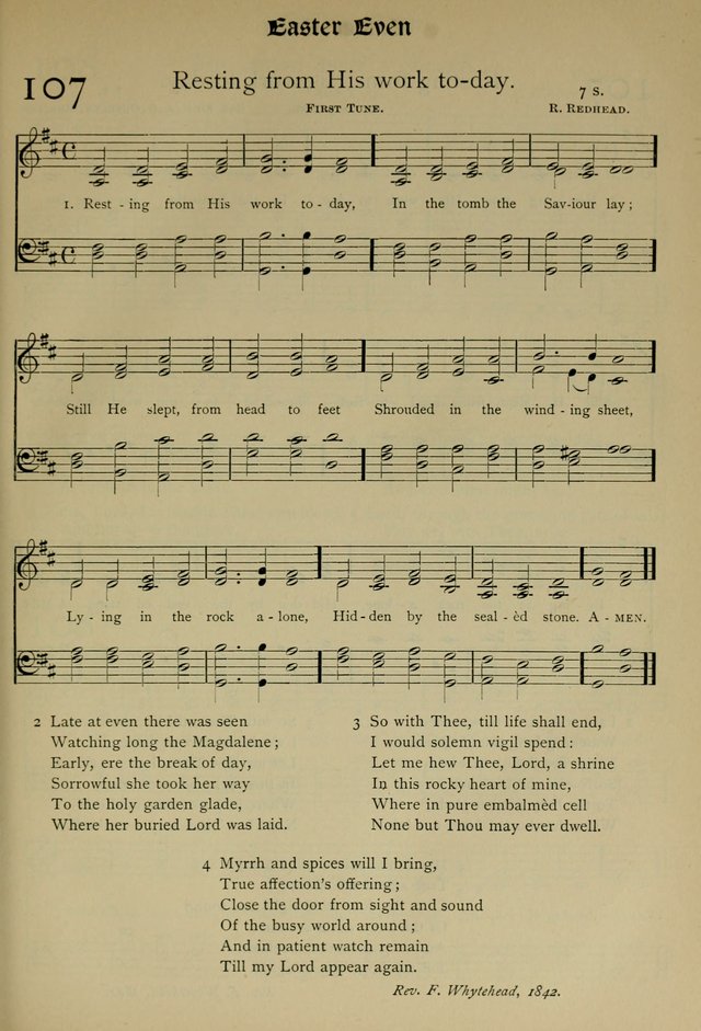 The Hymnal, Revised and Enlarged, as adopted by the General Convention of the Protestant Episcopal Church in the United States of America in the year of our Lord 1892 page 138