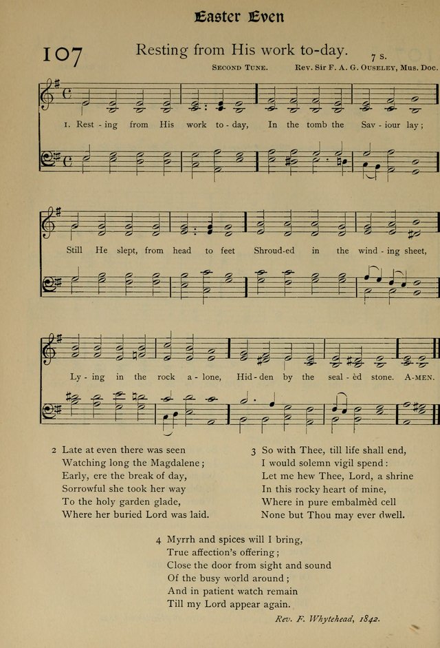 The Hymnal, Revised and Enlarged, as adopted by the General Convention of the Protestant Episcopal Church in the United States of America in the year of our Lord 1892 page 139