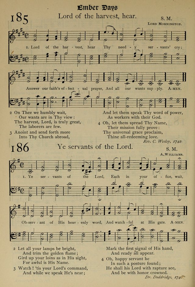 The Hymnal, Revised and Enlarged, as adopted by the General Convention of the Protestant Episcopal Church in the United States of America in the year of our Lord 1892 page 225