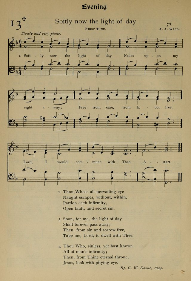 The Hymnal, Revised and Enlarged, as adopted by the General Convention of the Protestant Episcopal Church in the United States of America in the year of our Lord 1892 page 29