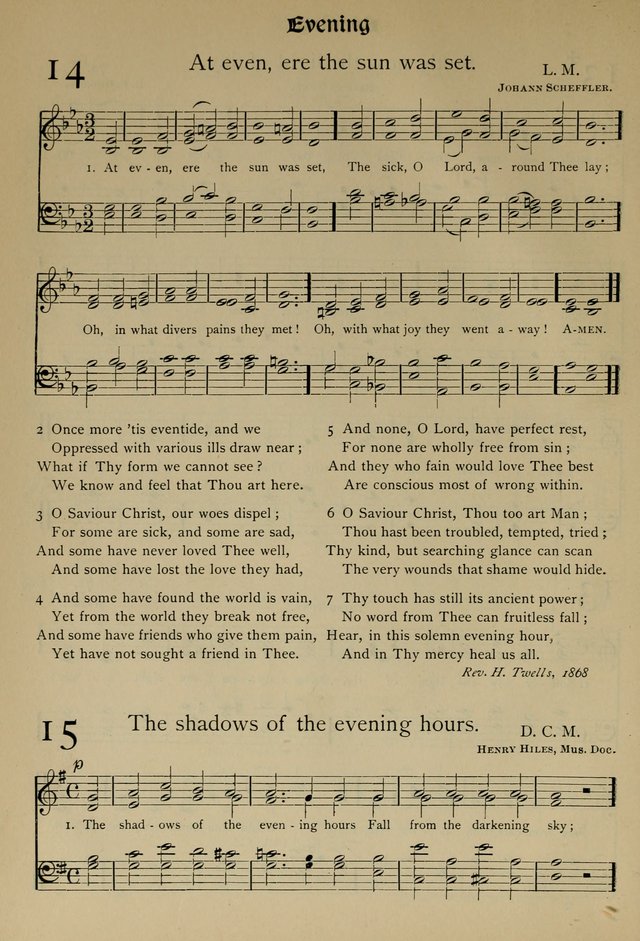 The Hymnal, Revised and Enlarged, as adopted by the General Convention of the Protestant Episcopal Church in the United States of America in the year of our Lord 1892 page 31
