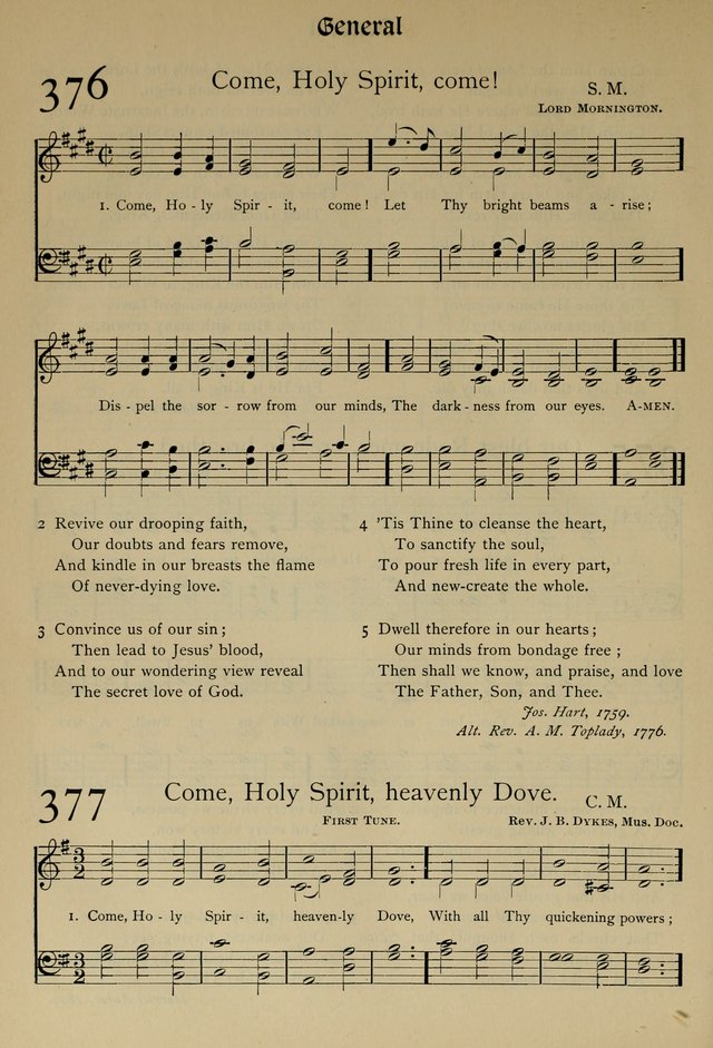 The Hymnal, Revised and Enlarged, as adopted by the General Convention of the Protestant Episcopal Church in the United States of America in the year of our Lord 1892 page 429