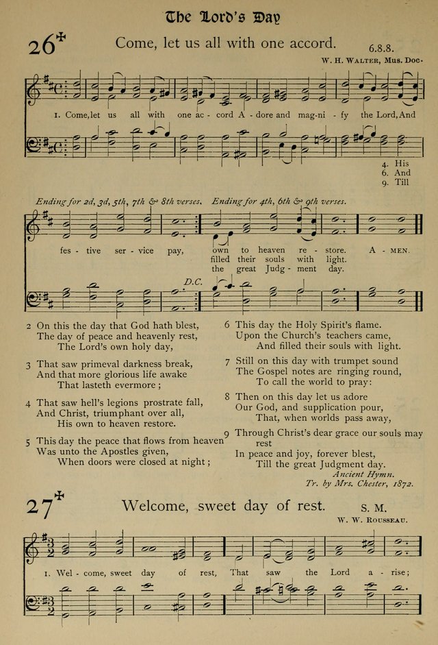 The Hymnal, Revised and Enlarged, as adopted by the General Convention of the Protestant Episcopal Church in the United States of America in the year of our Lord 1892 page 45