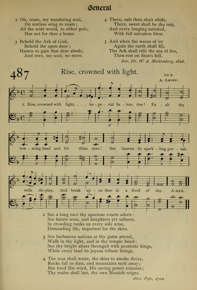 The Hymnal, Revised and Enlarged, as adopted by the General Convention of the Protestant Episcopal Church in the United States of America in the year of our Lord 1892 page 562