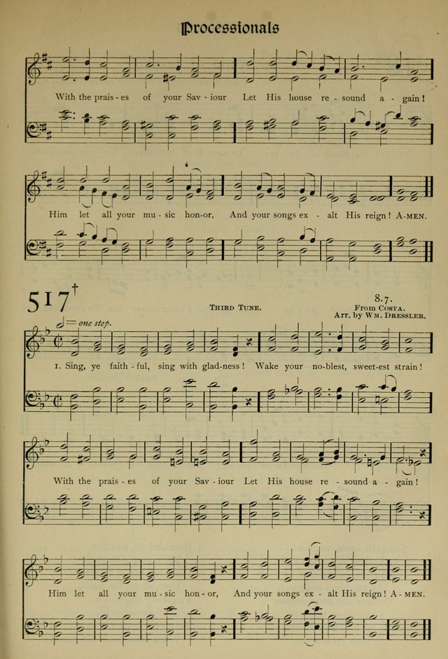 The Hymnal, Revised and Enlarged, as adopted by the General Convention of the Protestant Episcopal Church in the United States of America in the year of our Lord 1892 page 610