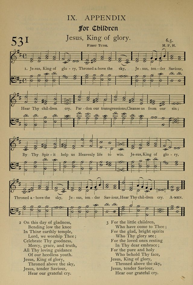 The Hymnal, Revised and Enlarged, as adopted by the General Convention of the Protestant Episcopal Church in the United States of America in the year of our Lord 1892 page 633