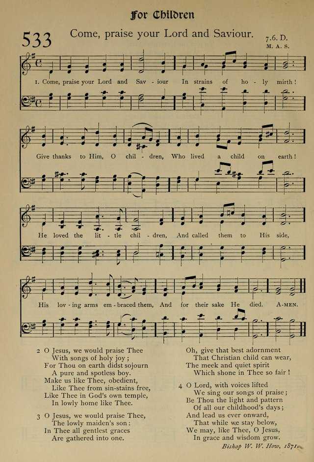 The Hymnal, Revised and Enlarged, as adopted by the General Convention of the Protestant Episcopal Church in the United States of America in the year of our Lord 1892 page 637