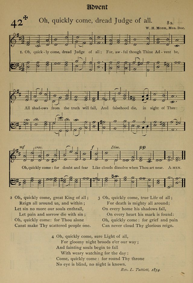 The Hymnal, Revised and Enlarged, as adopted by the General Convention of the Protestant Episcopal Church in the United States of America in the year of our Lord 1892 page 65