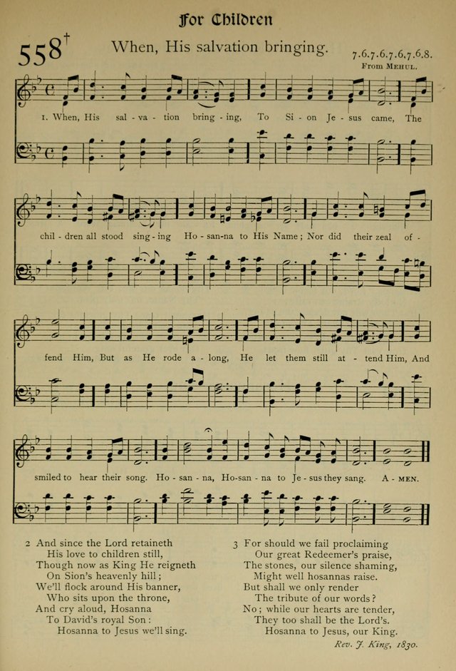The Hymnal, Revised and Enlarged, as adopted by the General Convention of the Protestant Episcopal Church in the United States of America in the year of our Lord 1892 page 662