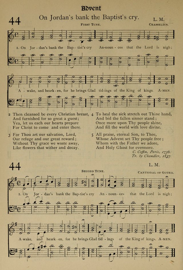 The Hymnal, Revised and Enlarged, as adopted by the General Convention of the Protestant Episcopal Church in the United States of America in the year of our Lord 1892 page 67