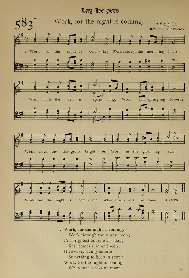 The Hymnal, Revised and Enlarged, as adopted by the General Convention of the Protestant Episcopal Church in the United States of America in the year of our Lord 1892 page 687