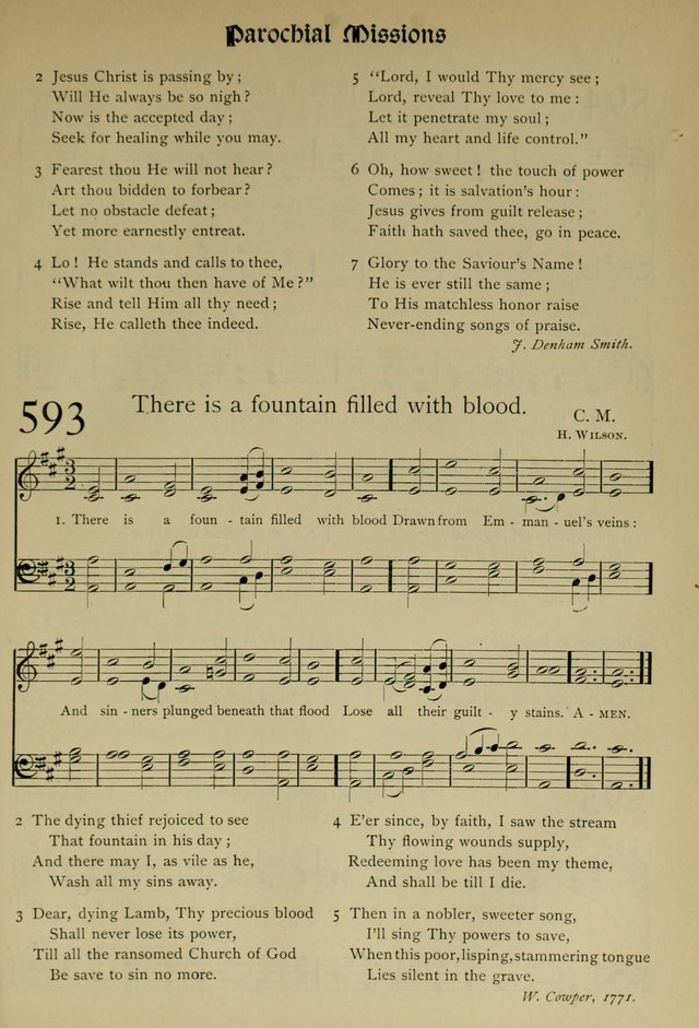 The Hymnal, Revised and Enlarged, as adopted by the General Convention of the Protestant Episcopal Church in the United States of America in the year of our Lord 1892 page 696