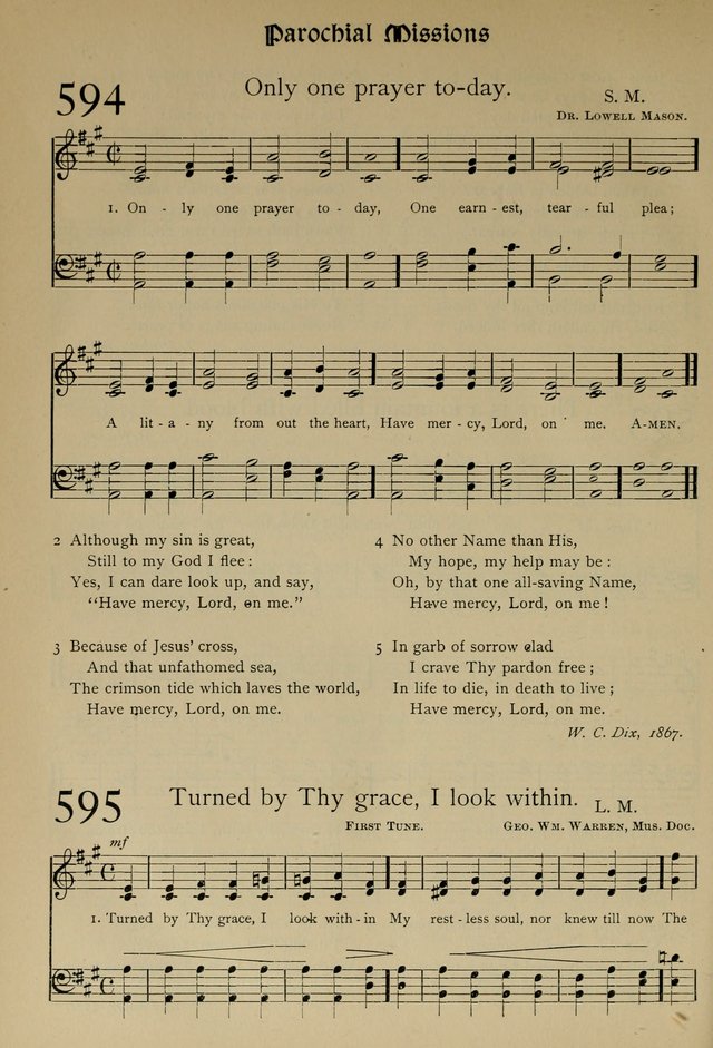 The Hymnal, Revised and Enlarged, as adopted by the General Convention of the Protestant Episcopal Church in the United States of America in the year of our Lord 1892 page 697