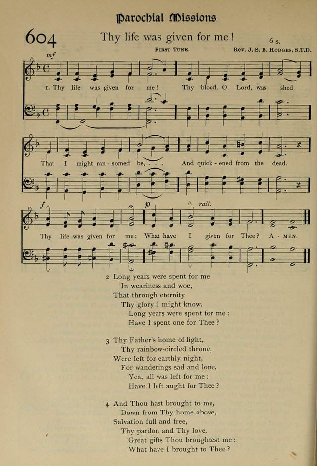 The Hymnal, Revised and Enlarged, as adopted by the General Convention of the Protestant Episcopal Church in the United States of America in the year of our Lord 1892 page 707