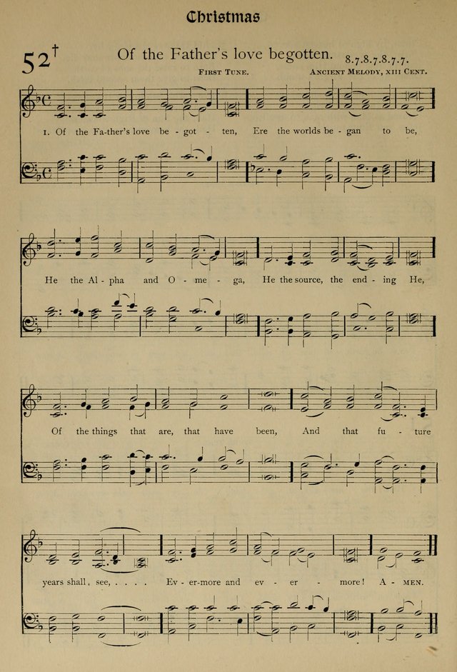 The Hymnal, Revised and Enlarged, as adopted by the General Convention of the Protestant Episcopal Church in the United States of America in the year of our Lord 1892 page 75