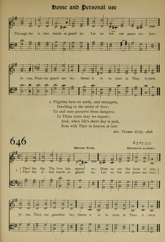The Hymnal, Revised and Enlarged, as adopted by the General Convention of the Protestant Episcopal Church in the United States of America in the year of our Lord 1892 page 754