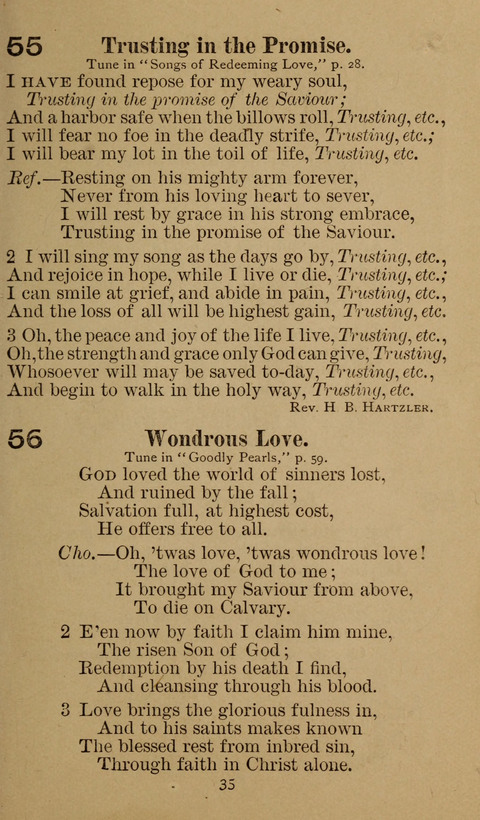 Heavenly Recruit Praise Hymns page 35