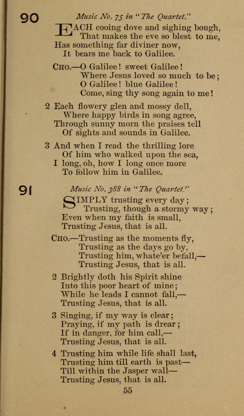 Heavenly Recruit Praise Hymns page 55