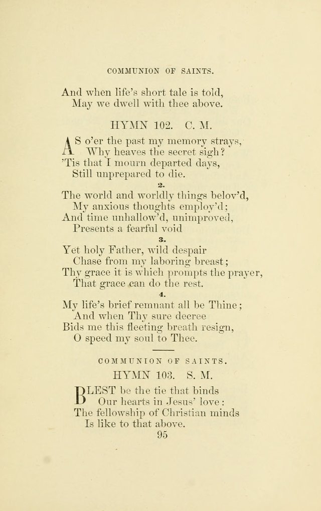Hymns Recommended for use in the Reformed Episcopal Church page 102