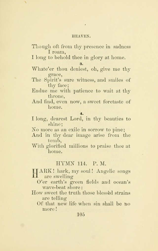 Hymns Recommended for use in the Reformed Episcopal Church page 112