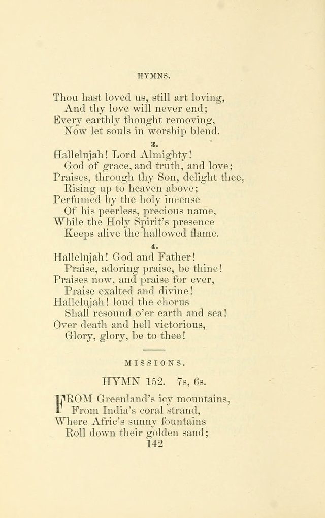 Hymns Recommended for use in the Reformed Episcopal Church page 149