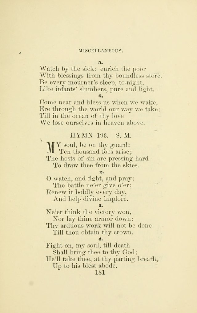 Hymns Recommended for use in the Reformed Episcopal Church page 188