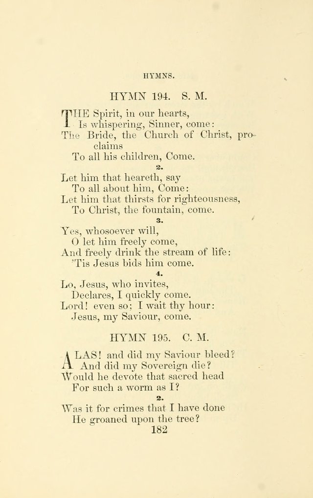 Hymns Recommended for use in the Reformed Episcopal Church page 189