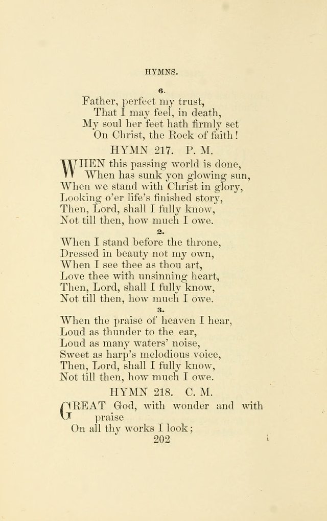 Hymns Recommended for use in the Reformed Episcopal Church page 209