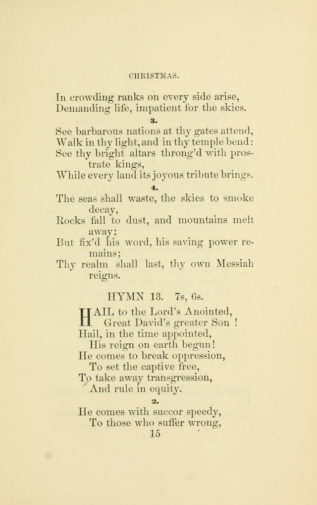 Hymns Recommended for use in the Reformed Episcopal Church page 22