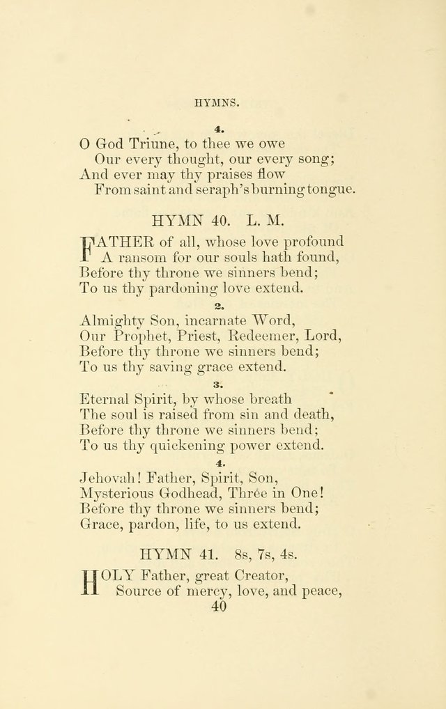Hymns Recommended for use in the Reformed Episcopal Church page 47