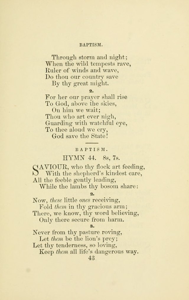 Hymns Recommended for use in the Reformed Episcopal Church page 50