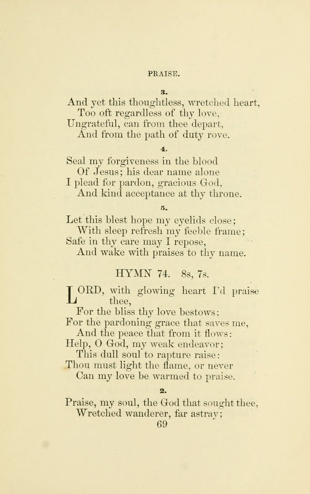 Hymns Recommended for use in the Reformed Episcopal Church page 76