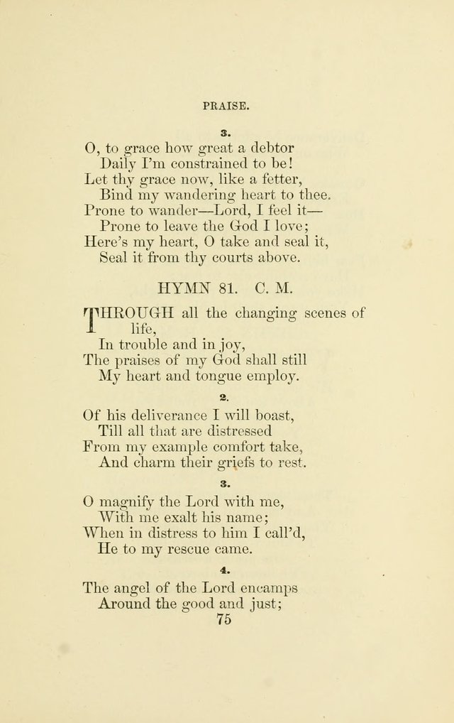 Hymns Recommended for use in the Reformed Episcopal Church page 82