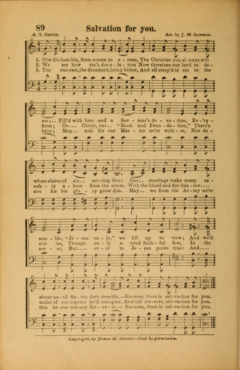 Highway Songs: for Gospel meetings, camp meetings, family worship, Sabbath schools, little soldiers page 62