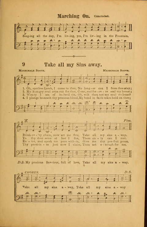Highway Songs: for Gospel meetings, camp meetings, family worship, Sabbath schools, little soldiers page 9
