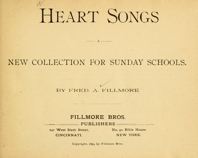 Heart Songs : For Sunday Schools page v