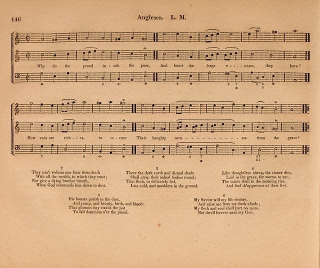 Harmonia Sacra: a Compilation of Psalm and Hymn Tunes [from the most celebrated European masters] page 146