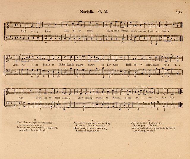 Harmonia Sacra: a Compilation of Psalm and Hymn Tunes [from the most celebrated European masters] page 195
