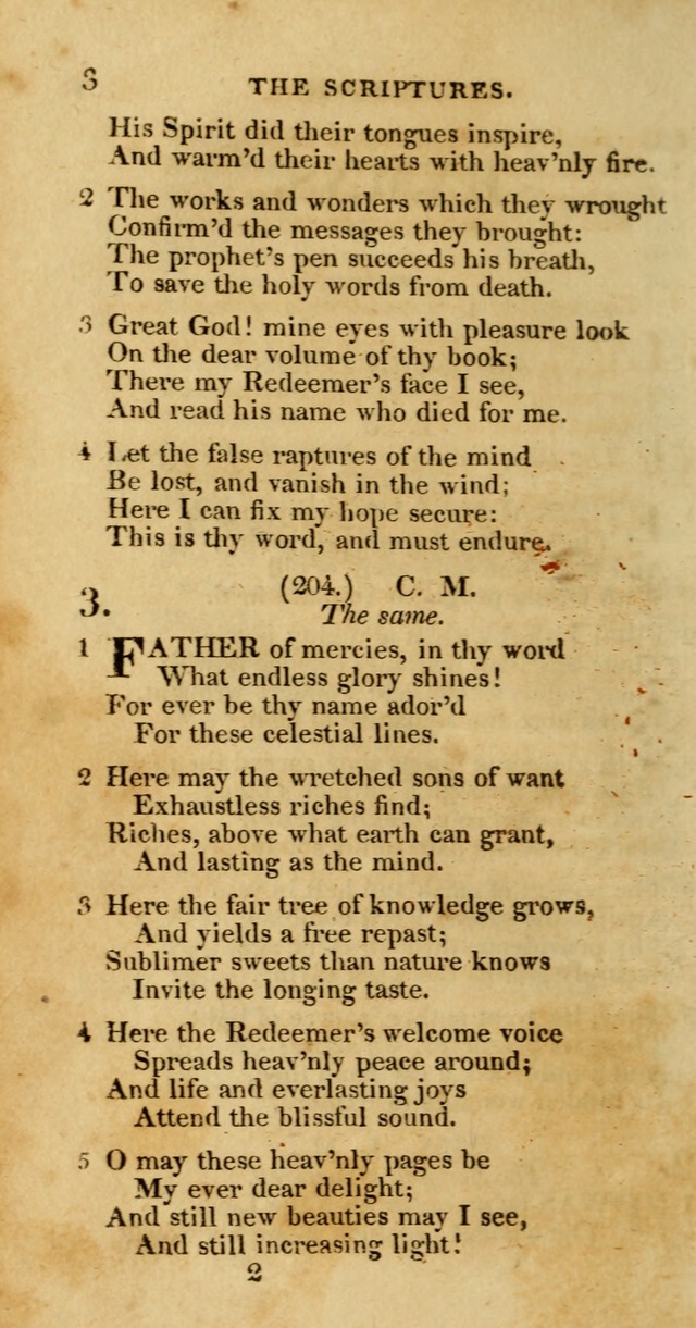 Hymns, Selected and Original: for public and private worship (1st ed.) page 2