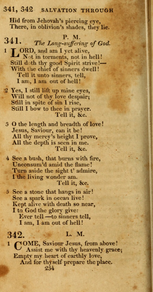 Hymns, Selected and Original: for public and private worship (1st ed.) page 234